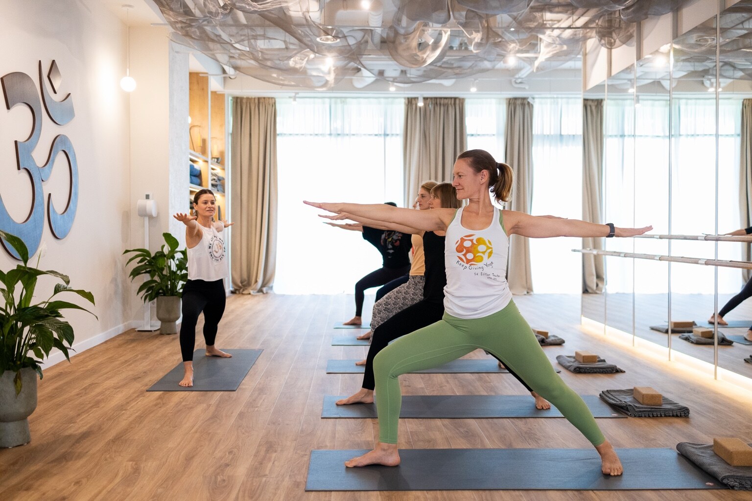 Clasă de yoga la KeepGiving Studio Sibiu